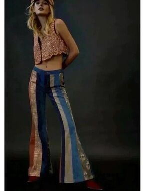 Free People Serena Low rise Flare Jeans